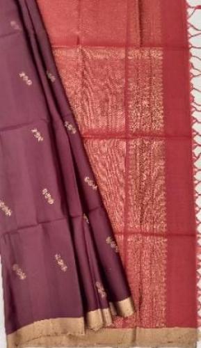 SOFT SILK SAREE WITH BLOUSE